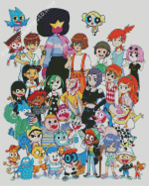 Cartoon Network Characters Diamond Painting