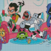 Cartoon Network Titans Diamond Painting