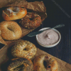 Cream Cheese Bagel Diamond Painting