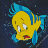 Disney Flounder Fish Diamond Painting