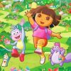 Dora The Explorer Animated Diamond Painting