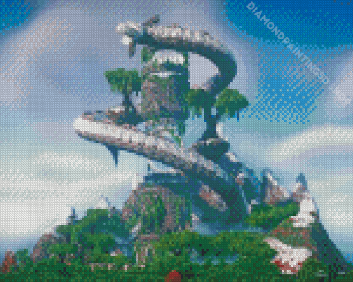 Dragon Tower Diamond Painting