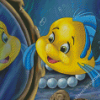 Flounder Disney Fish Diamond Painting