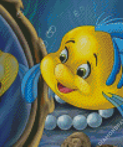 Flounder Disney Fish Diamond Painting