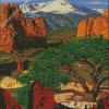 Garden Of The Gods Colorado Pikes Peak Diamond Painting