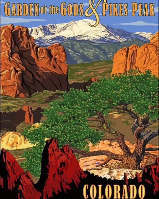 Garden Of The Gods Colorado Pikes Peak Diamond Painting