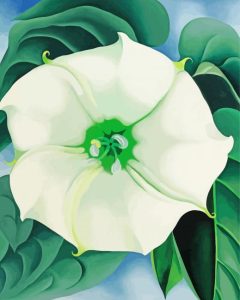 Green Flower Diamond Painting