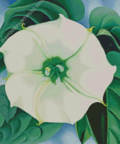 Green Flower Diamond Painting