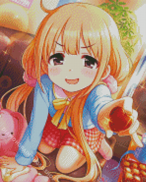 Idolmaster Anzu Futaba Anime Girl Diamond Paintings