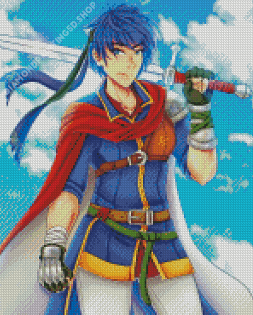 Ike Fire Emblem Path Of Radiance Game Diamond Paintings