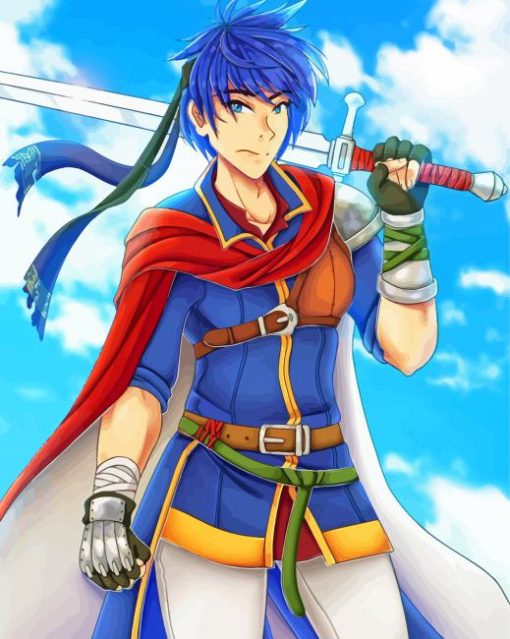 Ike Fire Emblem Path Of Radiance Game Diamond Painting