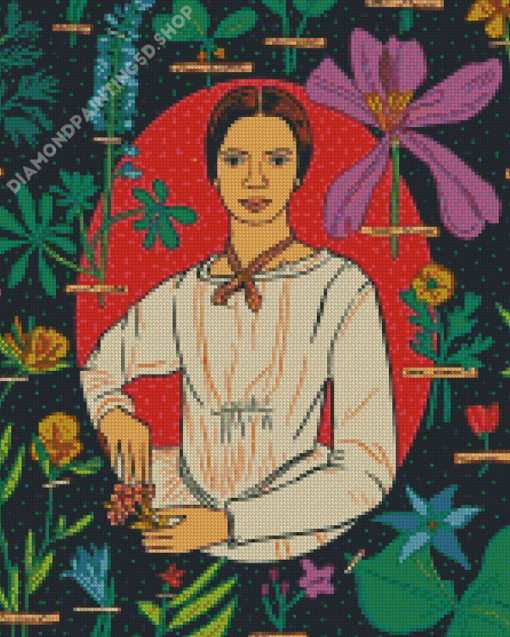 Illustration Emily Dickinson Diamond Painting