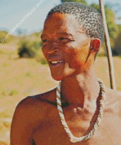 Khoisan Man Diamond Painting