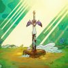 Legend Zelda Master Sword Diamond Painting