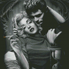 Marilyn Monroe And James Dean Diamond Painting