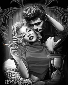 Marilyn Monroe And James Dean Diamond Painting