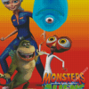 Monsters Vs Aliens Diamond Painting