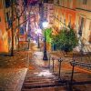 Montmartre Paris At Night Diamond Painting