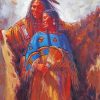 Native American Couple Lovers Art Diamond Painting