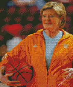 Pat Summitt Art Illustration Diamond Paintings