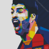 Luis Suarez Pop Art Diamond Painting