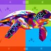 Turtle Pop Art Illustration Diamond Painting