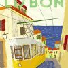 Portugal Lisbon Tram Diamond Painting