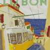 Portugal Lisbon Tram Diamond Paintings