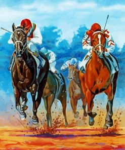 Race Horses Diamond Painting