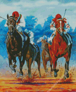 Race Horses Diamond Paintings