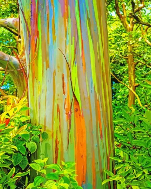 Rainbow Eucalyptus Diamond Painting