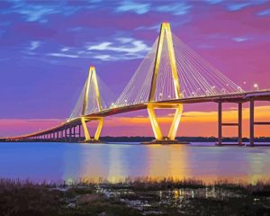 Ravenel Bridge Diamond Painting