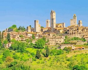 San Gimignano Italy Diamond Painting