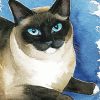 Siamese Snowshoe Diamond Painting