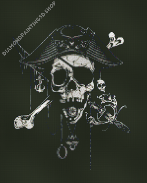 Pirate Skull Diamond Paintings