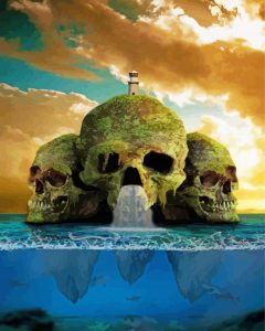 Skulls Island Diamond Painting