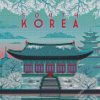 South Korea Winter Poster Diamond Paintings