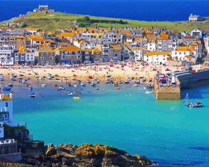 St Ives Bay Island Diamond Painting