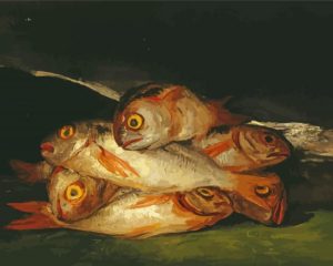 Still Life Bream Fish Diamond Painting