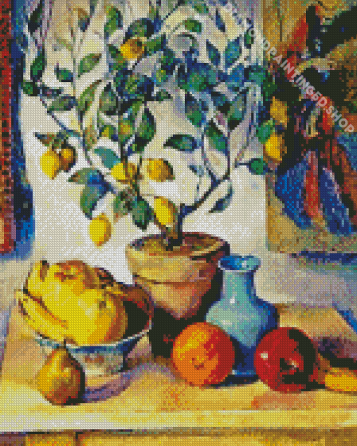 Still Life Lemon Tree Diamond Painting