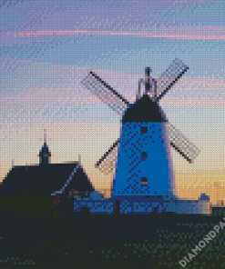 Sunset At Lytham England Diamond Paintings