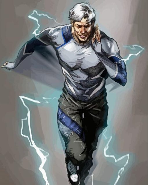 Superhero Marvel Quicksilver Diamond Painting