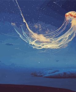 The Galaxy Jellyfish Diamond Painting