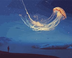 The Galaxy Jellyfish Diamond Painting