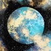 The Galaxy Moon Diamond Painting