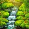 Water Streams Art Diamond Painting