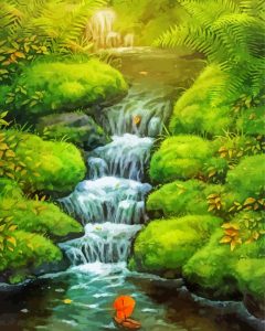 Water Streams Art Diamond Painting