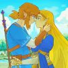 Zelda And Link In Love Diamond Painting