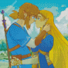 Zelda And Link In Love Diamond Painting