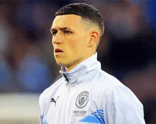 Aesthetic Phil Foden Diamond Painting